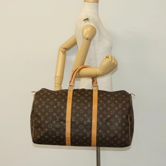LOUIS VUITTON Monogram Keepall 50 Boston Bag - Picture 1 of 15